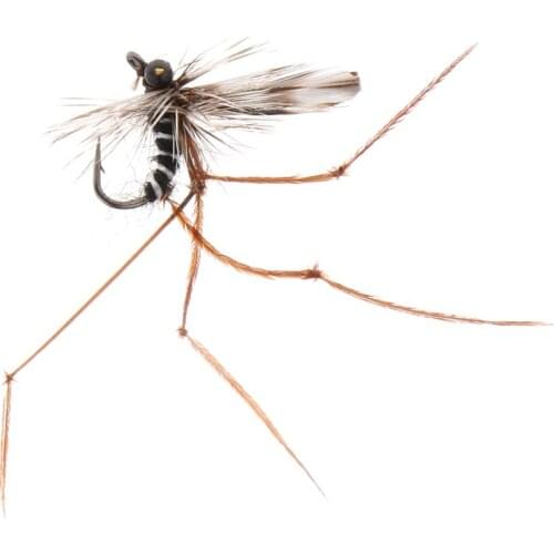 Black Mosquito Fly Hooks Fly Fishing Outdoor Fly Fishing Flies 14# Hook