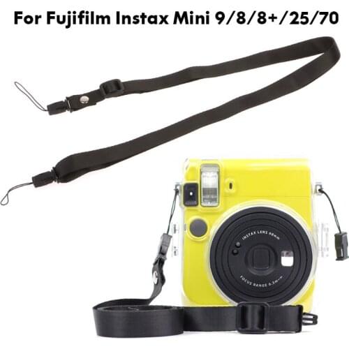 1.2M Black Nylon camera strap Adjustable Camera Shoulder Neck Strap Belt For Fujifilm Instax Mini 9/8/8+/25/70 dropshipping