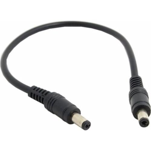 DC5.5 * 2.1mm male to male Plug Barrel extension cable connector 20cm 0.2m 0.5m 50cm