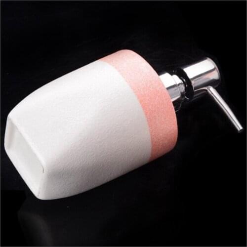 Home Marbling Ceramic Hand Pump Head Lotion Bottle Beauty Salon Bathroom Liquid Sub-bottling Emulsion Bottle Soap Dispenser