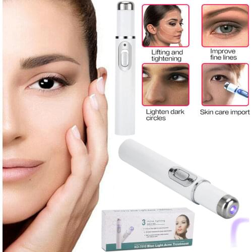 Acne Laser Pen Portable Wrinkle Removal Machine Durable Soft Scar Remover Device Blue Light Therapy Pen Massage Relax Wholesale
