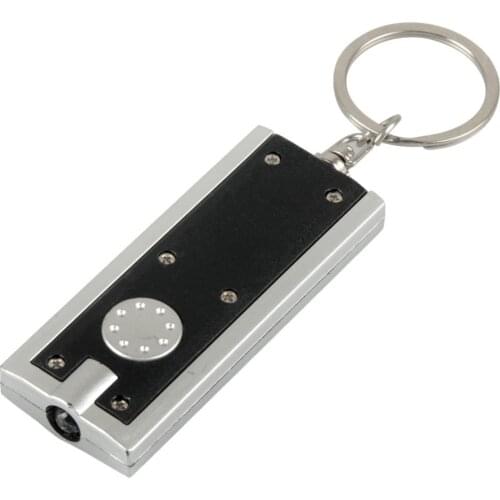 1 PC Mini Portable Micro Super Bright Light LED Camping Flashlight KeyRing Keychain Torch Lamp