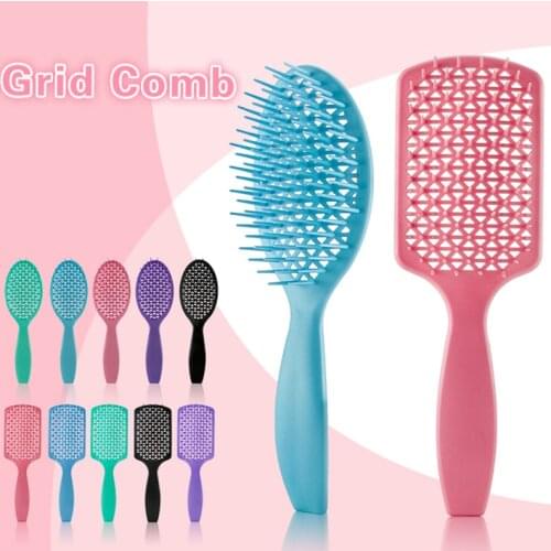 2020 New Hair Comb Hair Brush Vent Brush for Quick Blow Drying Styling Detangling Hair Brush Hairbrush Massage Comb Woman Comb