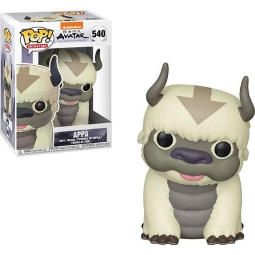 10cm PVC Model Funko Pop Avatar The Last Airbender #540 Appa Action Figures Toys Collection Model Vinyl Doll Gifts Kids Birthday