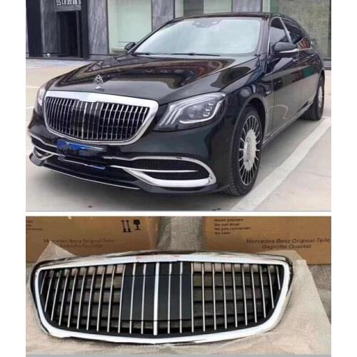 High quality ABS Mesh Grille Trim Racing Grills Fits For Mercedes-benz Maybach S680 2014 2015 2016 2017 2018 2019 2020 years