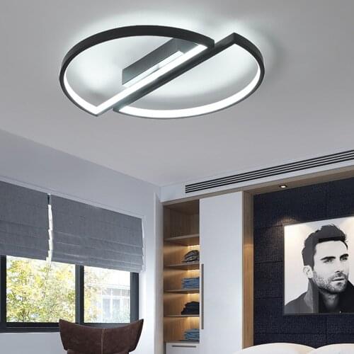 Modern LED Ceiling Light Half Round Circle Ceiling Lamp for Living Room Dining Bedroom Kitchen Decoration Light LED ZM1019