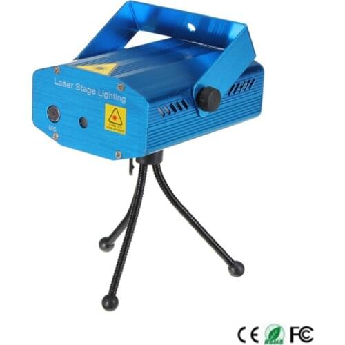 EU/US Plug RGB mini stage lights ktv dj disco light laser projector stroboscopic AC110V -240V High quality led stage light