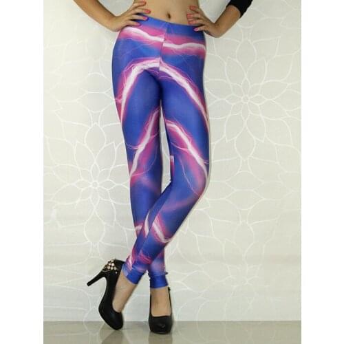New Design Women Legging Colorful Printing Fitness Leggings Fashion High Waist Woman Pants