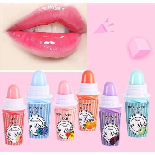 1pc Vegetable Oil Lipstick 6 Colors Creative Ice Cream Lip Oil Portable Fruits Vegetable Oil Moisturizing & Hydrating Lip Gloss