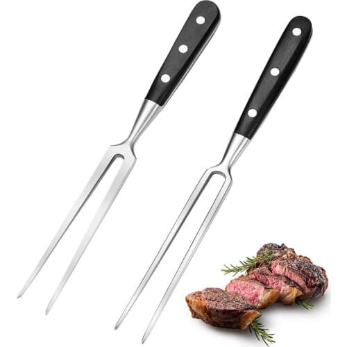 1 PCS Stainless Steel Steak Fork Iron Plate Fork Household Barbecue Plate Fork Kitchen Cooking Gadgets