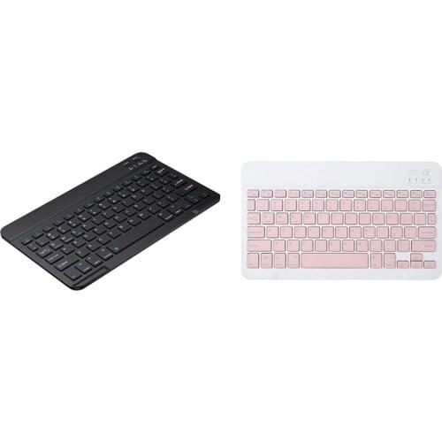 10-Inch Bluetooth Wireless Keyboard, Suitable for Tablet, Mobile Phone, Laptop, Desktop