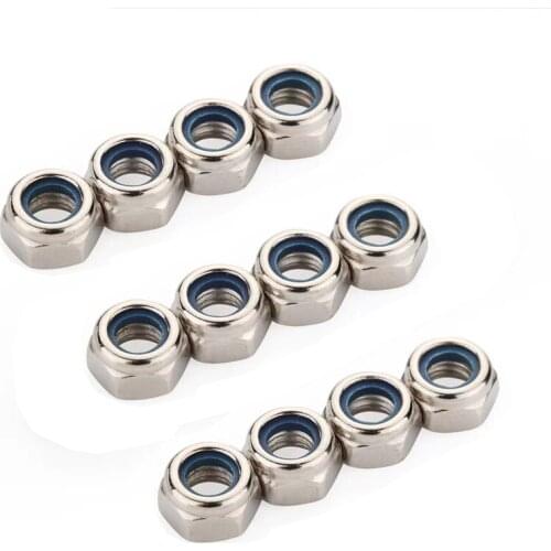 12PCS 304 Stainless Steel M3 hex insert Nut Lockout 3mm Diamater 2.5mm for RC Car Spare Parts