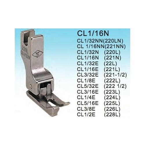 NO:2 SET FOOT Industrial Sewing Machine Presser Foot FEET for Brother for Mitsubishi Nakajima Singer Siruba Taiko Toyota