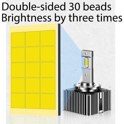 2PCS 12v 70w 6000k D1S D2S D3S D4S D1R D2R D3R D4R D5S D8S LED HID Xenon Headlight Kit Bulbs for Audi Q3 Q5 Q7