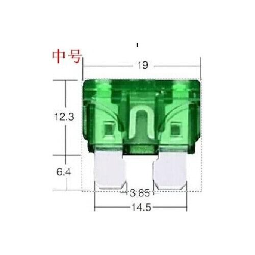 Car Fuses 10A Size:19*5*12mm New and original