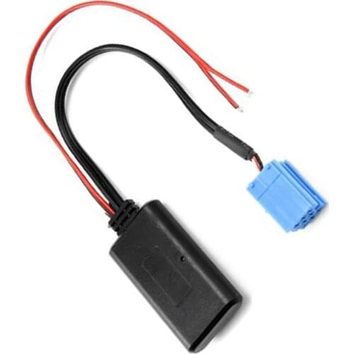 Biurlink Car Bluetooth Music Aux Audio Adapter Mini ISO 8Pin for Volkswagen Blaupunkt Radio 2000-2010