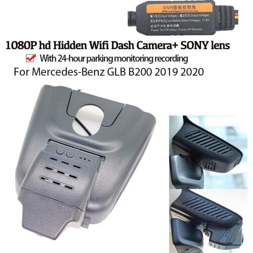 Car DVR Wifi Video Recorder Dash Cam Camera For Mercedes-Benz GLB B200 2019 2020 Novatek 96658 Night Vision full HD 1080p