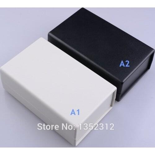 Free shipping One pcs 164*100*51mm PLC instrument box abs enclosure plastic box for electronic project box desk top enclosure