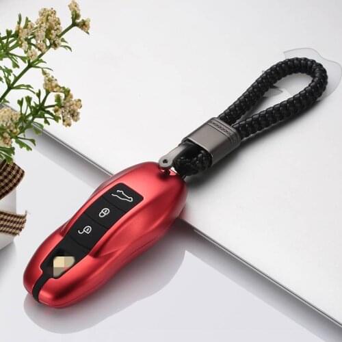 Aluminium Alloy Remote Key Case Key Cover Key Shell Replace Fit for Porsche Boxster Cayman 911 Panamera Cayenne Macan