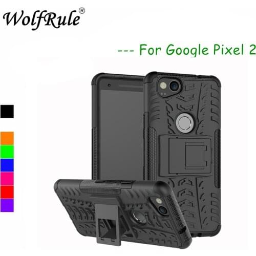WolfRule For Phone Case Google Pixel 2 cover Dual Layer Armor Case For Google Pixel 2 Case Silicone TPU Shell For Google Pixel 2