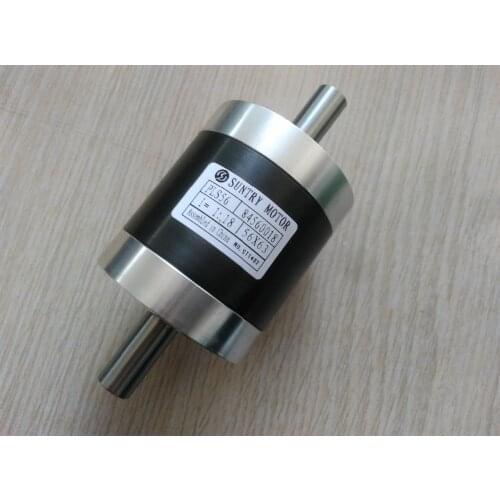 1:13 1:15 1:18 Dual Axis Planetary Gearbox Speed-up Gearbox Double Shaft PLS56 also Used as Speed Reducer