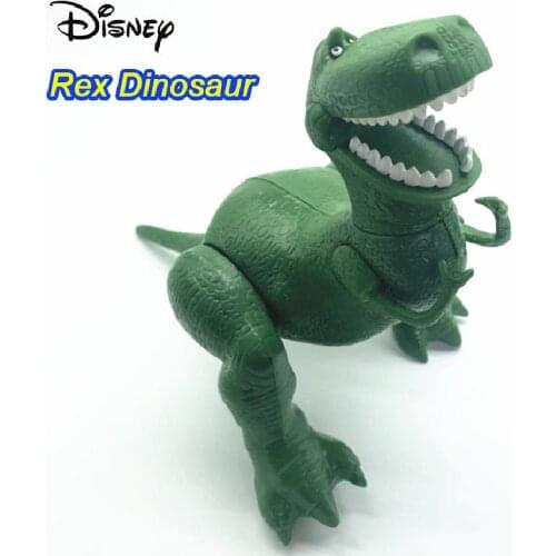 Disney Toy Story 4 Rex Green Dinosaur Action Figures PVC Model Children Mini Collection Decoration Movable Doll Gift For Kids