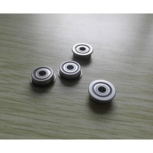 Cost performance F624ZZ size 4x13x5mm GCr15 material Flanged Flange Deep Groove Ball Bearing