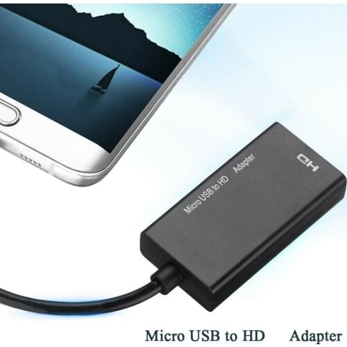 Micro USB 2.0 to HDMI-compatible Cable Adapter Converter External Video Card Multi Monitor Adapter for Samsung HTC LG Android