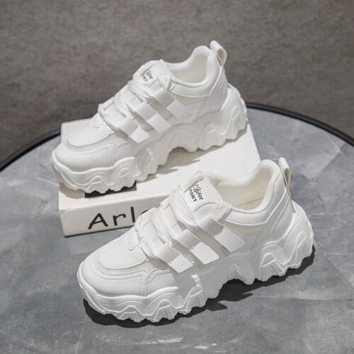 Spring 2021 New Dad Shoes Womens Thick Shoes Sneakers Small White Shoes Fashion Trend Sneakers Women Platform Sneakers