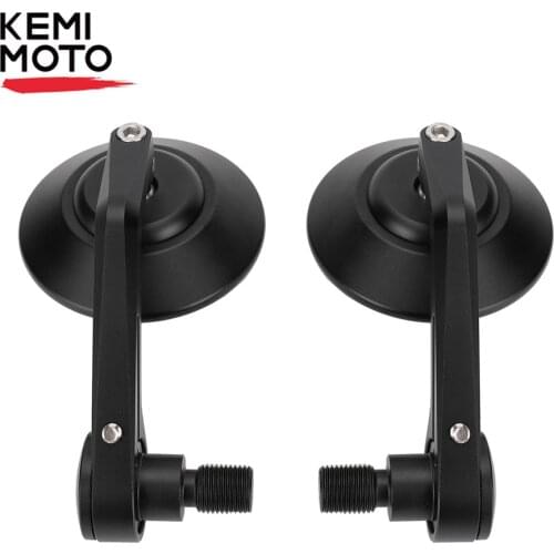 Motorcycle Bar End Mirrors CNC Rearview Mirror Handlebar For Yamaha TMAX MT-07 MT-09 MT10 FZ1/FZS1000 FZ6 FZ6R XJ6