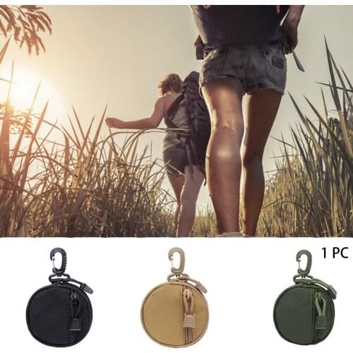 Men Women Wallet Bag Hunting EDC Pouch Mini Small Pocket Military Keychain Outdoor Tool Key Holder Multifunction Coin Purses