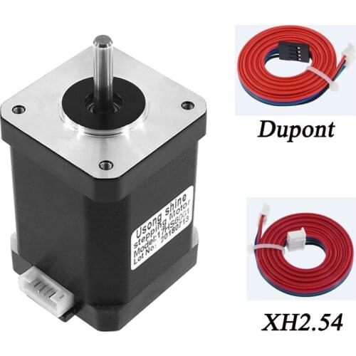 Nema17 17HS6001S for 2 Phase 4 Leads 42 Stepper Motor for 3D Printer Motor Laser CNC Engraving Machine Instead of 17HS6401S