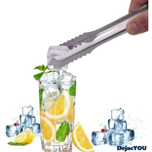 Stainless Steel Light Body Sugar Clip Sugar Cube Thickened Ice Clip non-magnetic Polished Food Clip Ice Cube