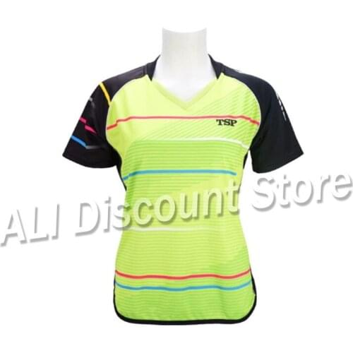 New Tsp Table Tennis Clothes Women General Table Tennis Jersey Korea National Team Short Sleeve Sports T-shirt 83113