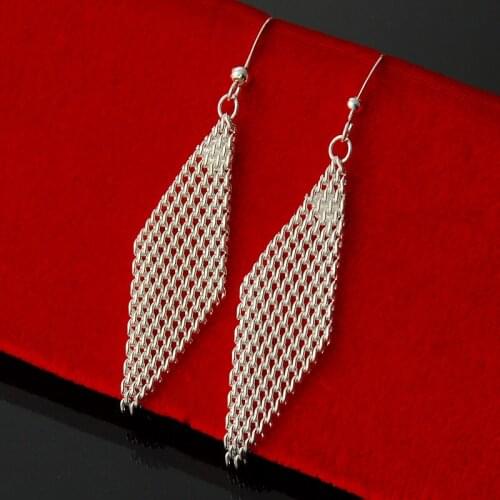 Wholesale fashion jewelry ,M925 Silver color earrings . Nice Jewelry. good quality FE0005