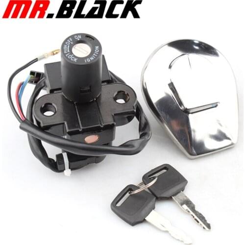 Motorcycle Ignition Switch with Gas Cap Cover Lock Keys For Honda JADE250 CBX750 CB250 1984-2001