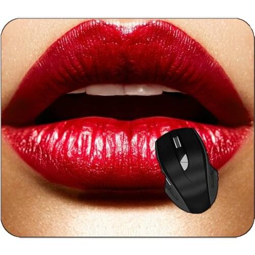 Gaming Mouse Pad Girl Lipstick Red Woman Professional Mousepad