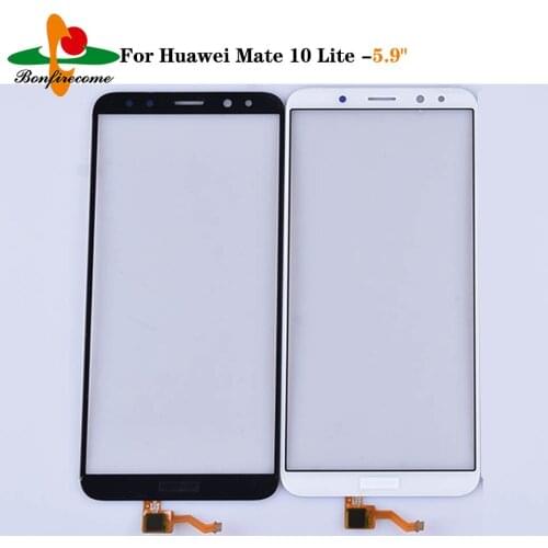 10Pcs\lot Touchscreen For Huawei Mate 10 Lite / Nova 2i Touch Screen Digitizer Panel LCD Front Glass Sensor