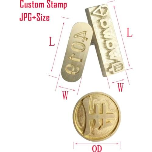 LOGO Stamp mold for Leather Hot Foil embossing Dies Stamping Digital Alphabet For Leather Stamp DIY Mould copper bronzing die