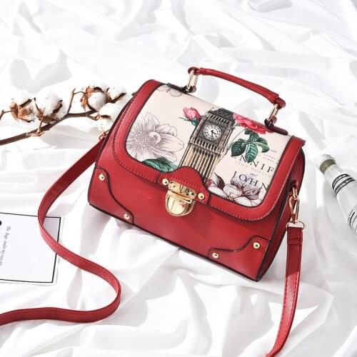 Handbags 2021 New Shoulder Bag PU Leather Fashion Cartoon Piggy Handbag Crossbody Shoulder Handbag