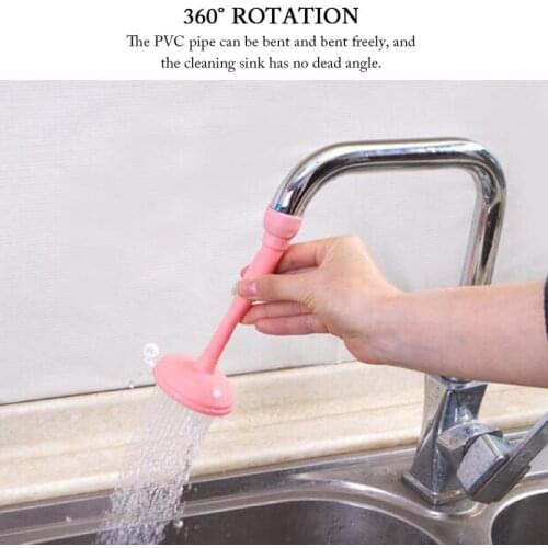 PVC Kitchen Faucet Water-saving Filter Head Tap Extender Spray Home Tool Boost Kitchen Anti Splash Filter Nozzle B1