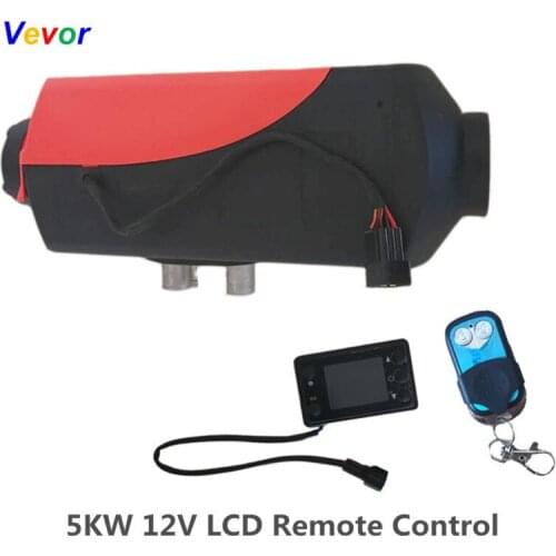 High Quality 12V 5000W LCD Monitor Air Diesels Fuel Heater for Boats Bus Car with Remote Control Parking Heater