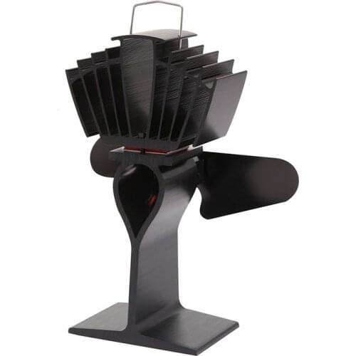 2 blades heat powered stove fan for pellet burners home fireplaces heating fan self powered wood stove fan Thermal power