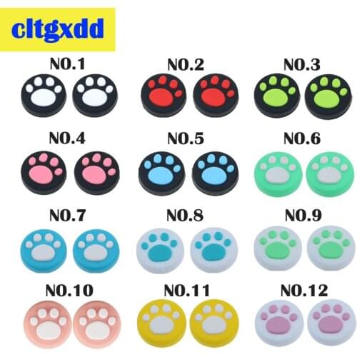 2pcs Silicone Thumb Grips Cover For Nintend Switch NS Lite Joy-Con Analog Stick Caps Skin Controller Joystick Grip rocker cap