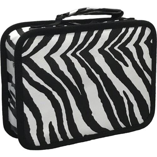 2021 New Barber Scissors Bag Large Capacity Pu Leather Waterproof Hair Salon Scissors Tool Storage Case