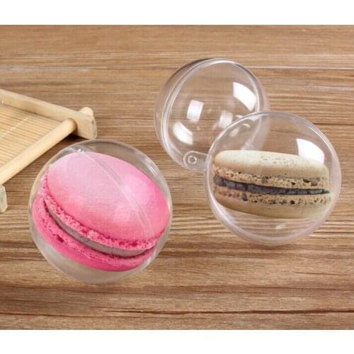 30Pcs Acrylic Ball Clear Plastic Ball for Flower Preservation Container Candy Box 5cm Transparent Hollow Sphere Hanging Decor