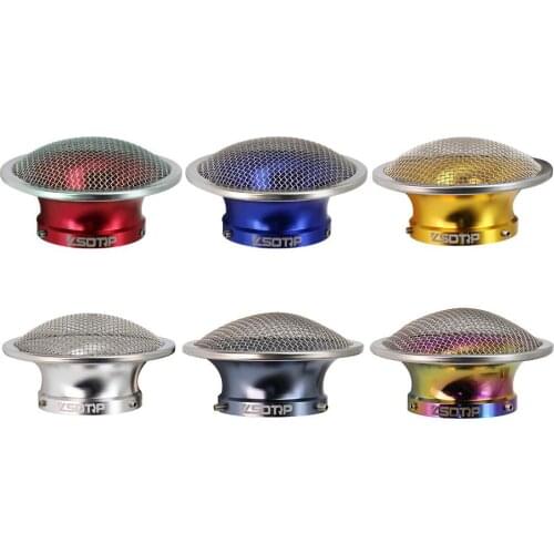 50mm Motorcycle Air Filter Wind Horn Cup Alloy Trumpet With Guaze for PWK28/30mm PE 28/30mm Carburetor