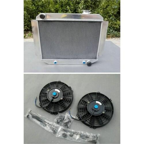 Aluminum Radiator & Fans 1966-1971 For HOLDEN Kingswood HD HR HK HT HG 6cy MT/AT 66 67 68 69 70 71 BRAND NEW