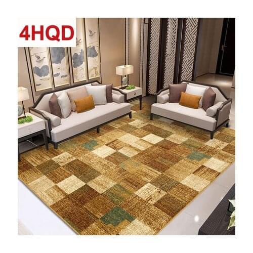 American Minimalist Living Room Coffee Table Carpet Modern Simple European Bedroom Bed Blanket Woven Carpet Can Be Customized