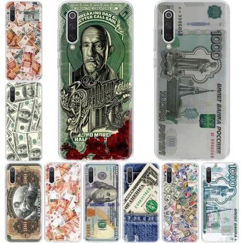 Money Cash Dollar Ruble Phone Case For Xiaomi Redmi Note 10 9S 8T 9 8 7 6 5 Pro S2 9C 9A 8A 7A 6A 5A K30 K20 Cover